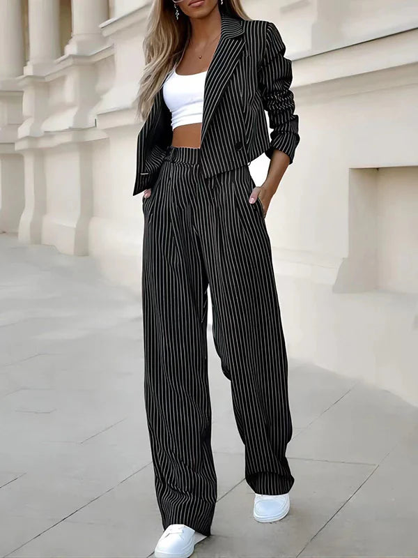 Megan Set | Pleated trousers and jacket