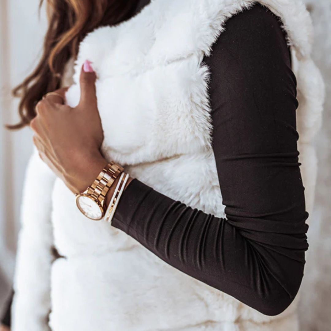 Iris Vest | Sleeveless midi cut