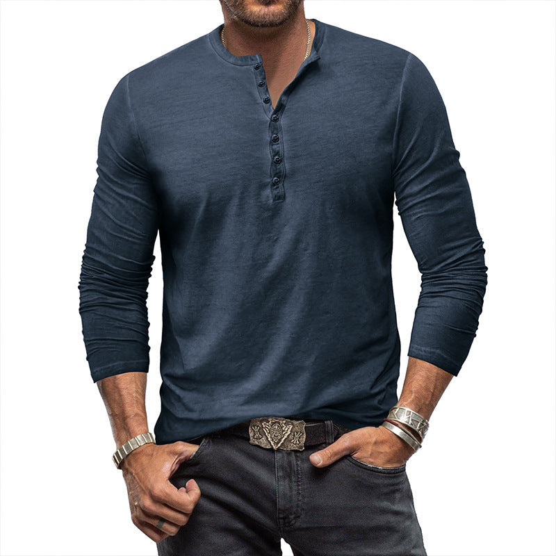 Benjamin - Men's long-sleeve casual shirt