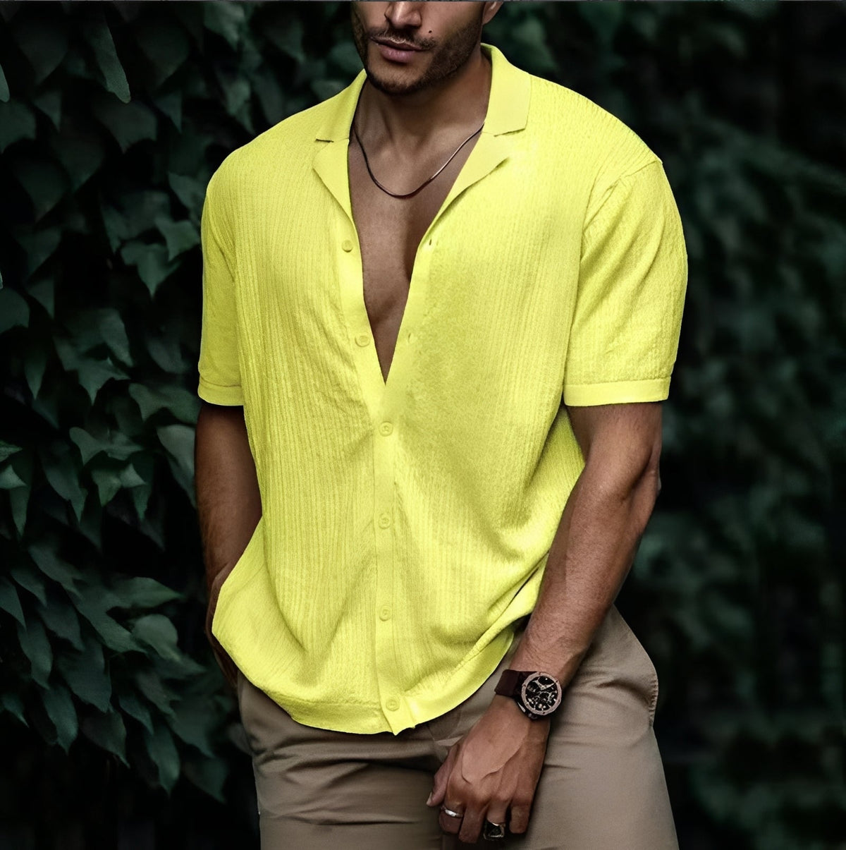 Rowan - Men's loose-fit casual shirt