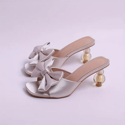 Women's bow high heels