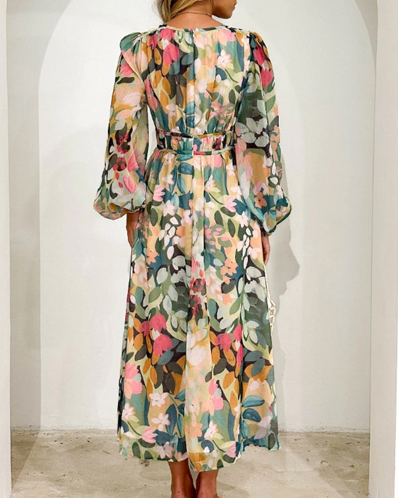 Celia | Feminine floral dress