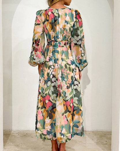 Celia | Feminine floral dress