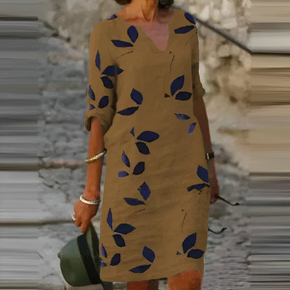 Palomina | Women's V-neck boho mini summer dress | Cool