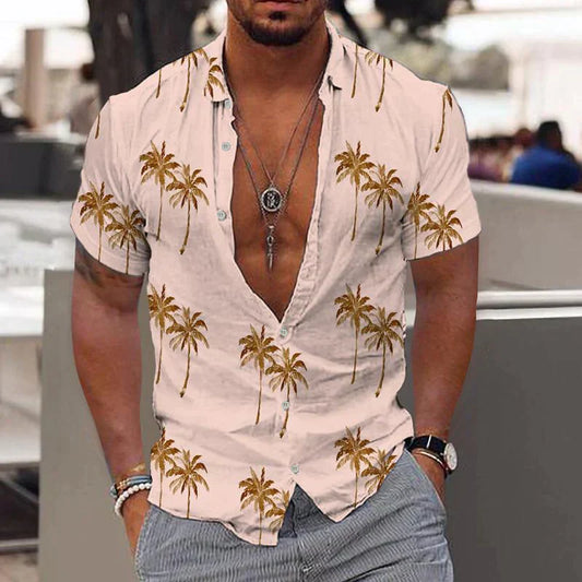 Zion - Palm Breeze Linen Shirt