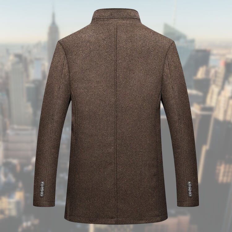 Versatile stylish men's jacket with integrated vest