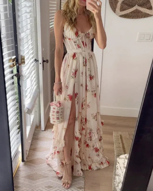 Scarlett | Romantic floral print dress