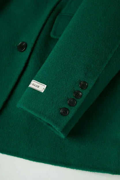 Wool Button-Down Blazer