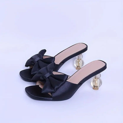 Women's bow high heels