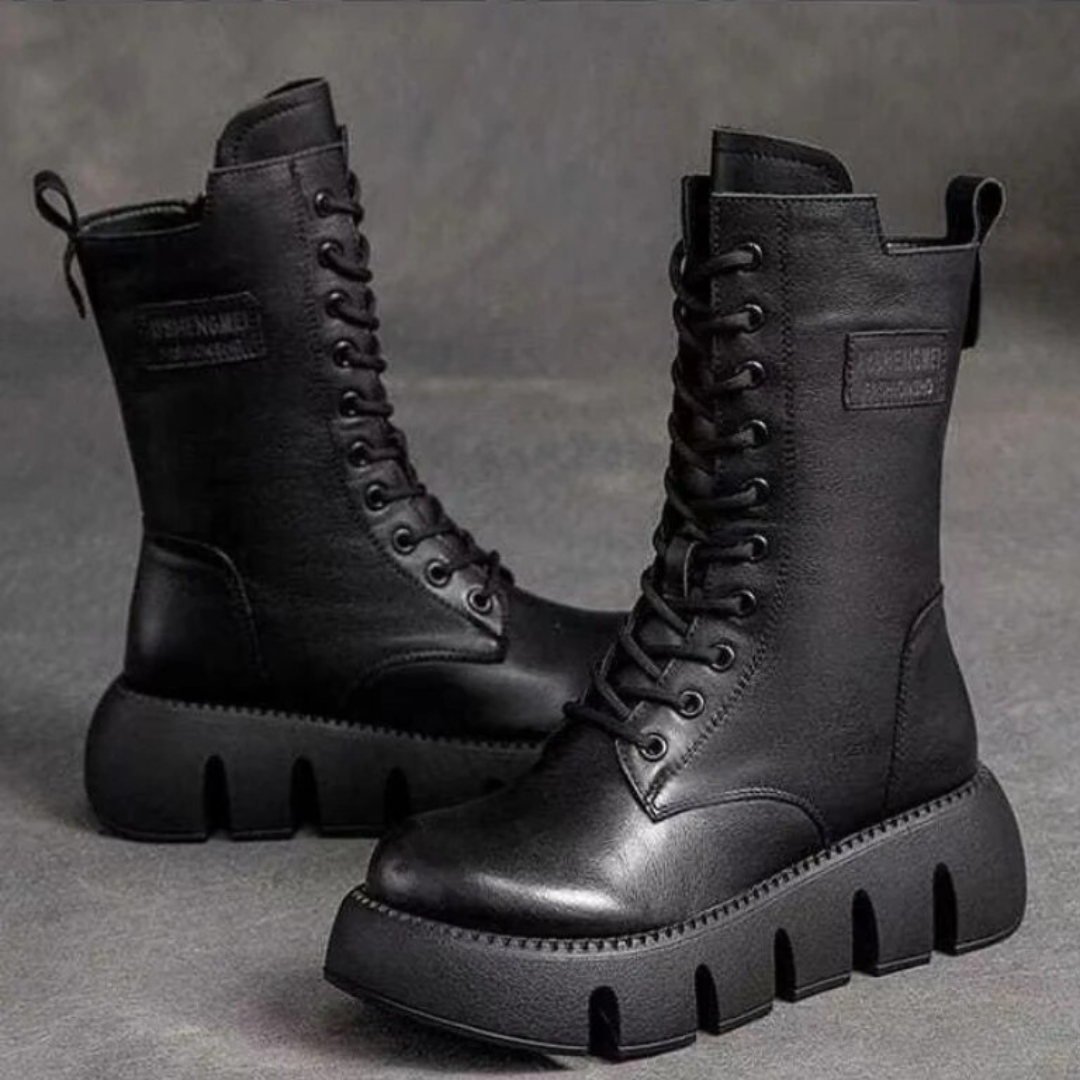 Autumn-Winter Leather Boots | Glems™