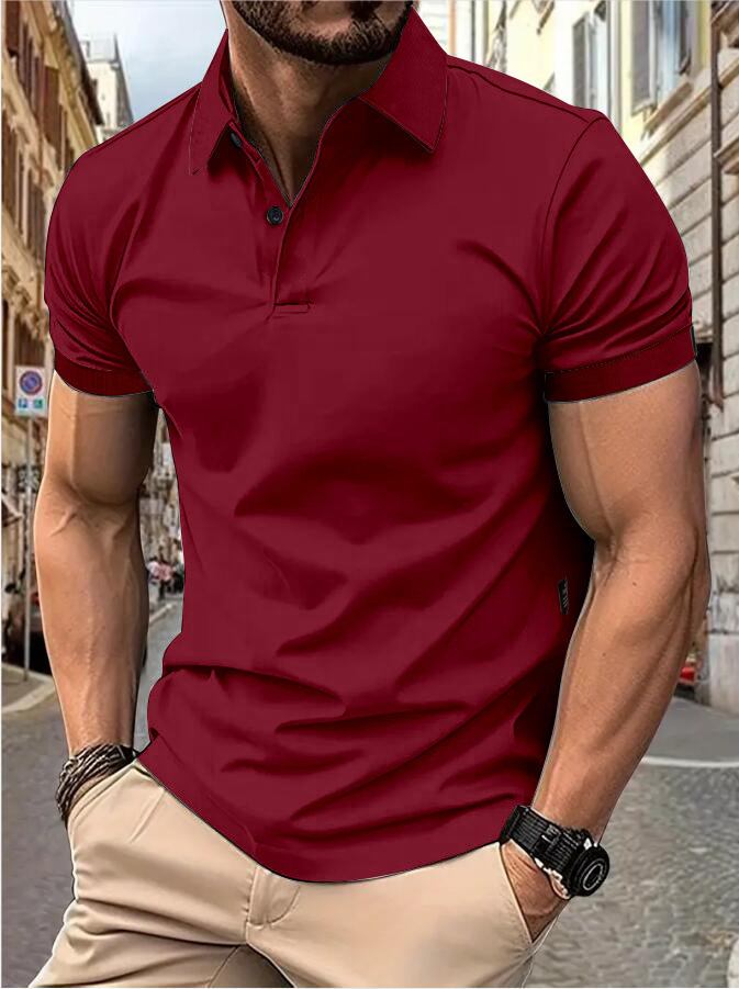 Blake - Men's slim-fit summer polo shirt