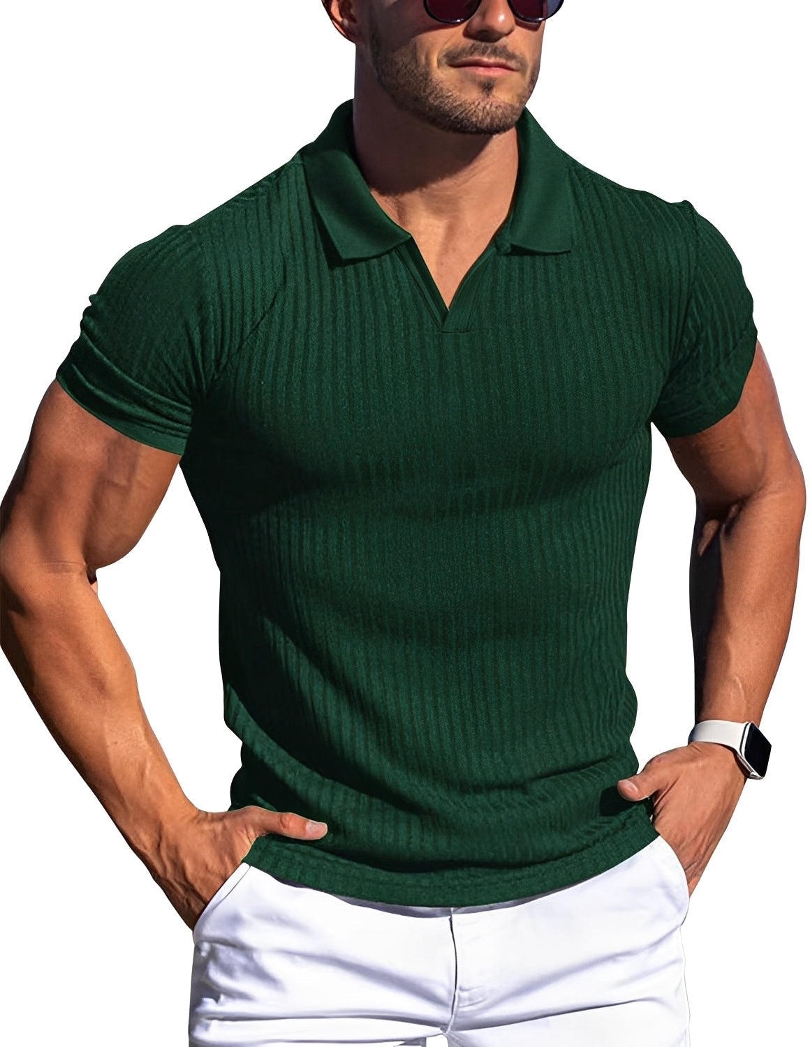 Zack - Slim fit casual polo for men