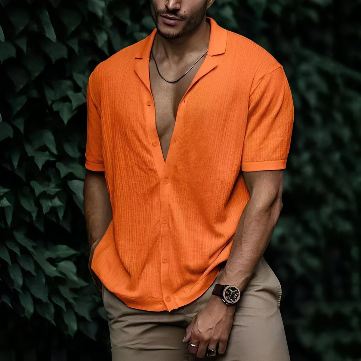 Rowan - Men's loose-fit casual shirt