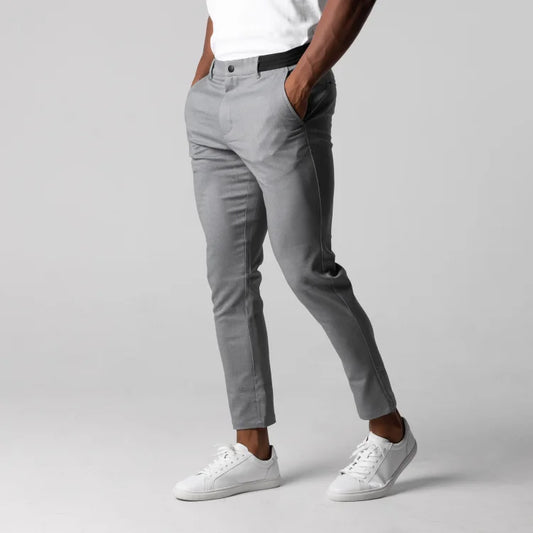 Pedro - Tapered Fit Stretch Trousers