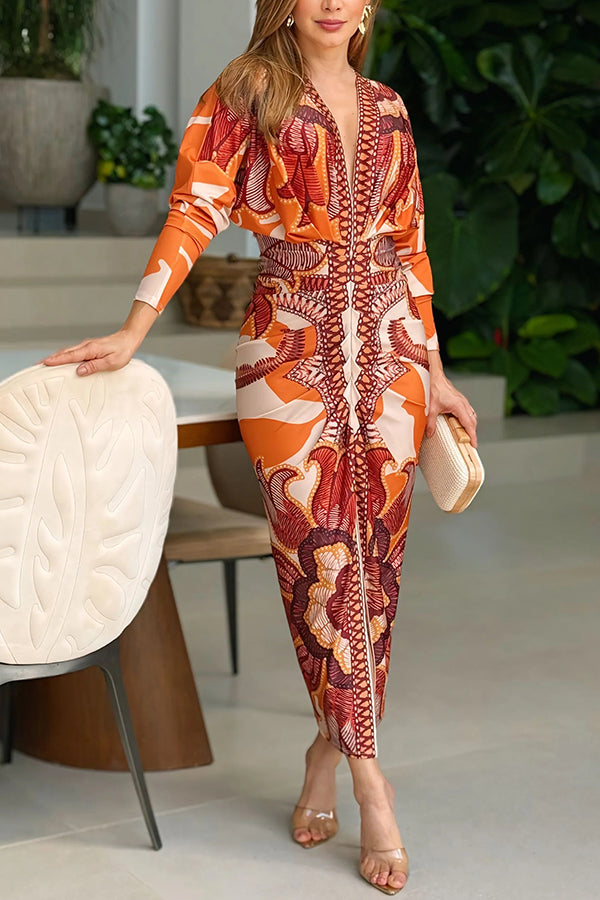 Scarlett Dress | Long sleeve and midi length