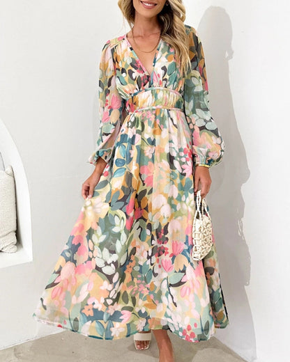 Celia | Feminine floral dress