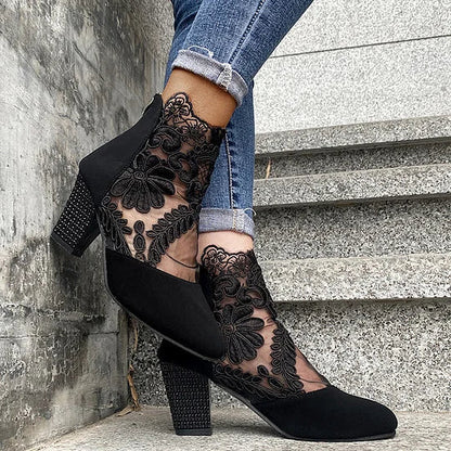 Renata Ankle Boots - Mid Heel