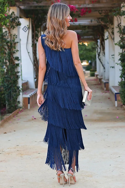 Zafiro™ Elegant Fringe Dress