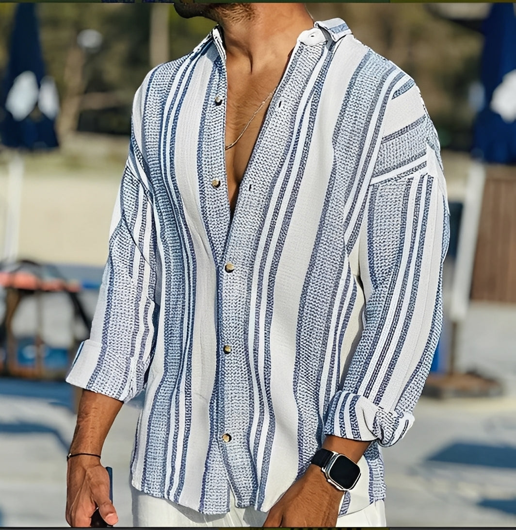Rocco - Casual striped shirt for men