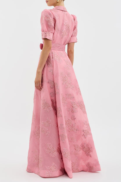 Aria | Short puff sleeve dress