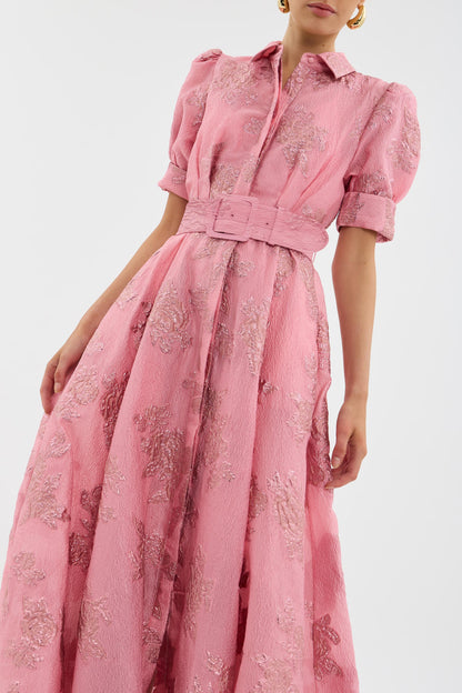 Aria | Short puff sleeve dress