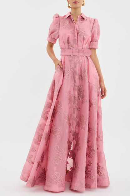 Aria | Short puff sleeve dress