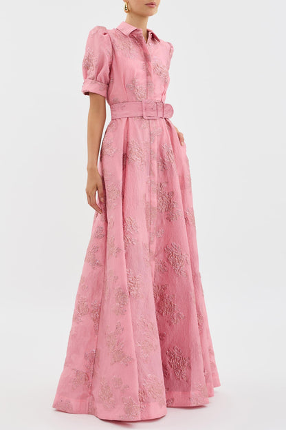 Aria | Short puff sleeve dress
