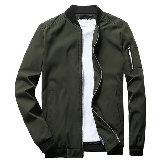 Classic men's bomber jacket: casual and timeless style