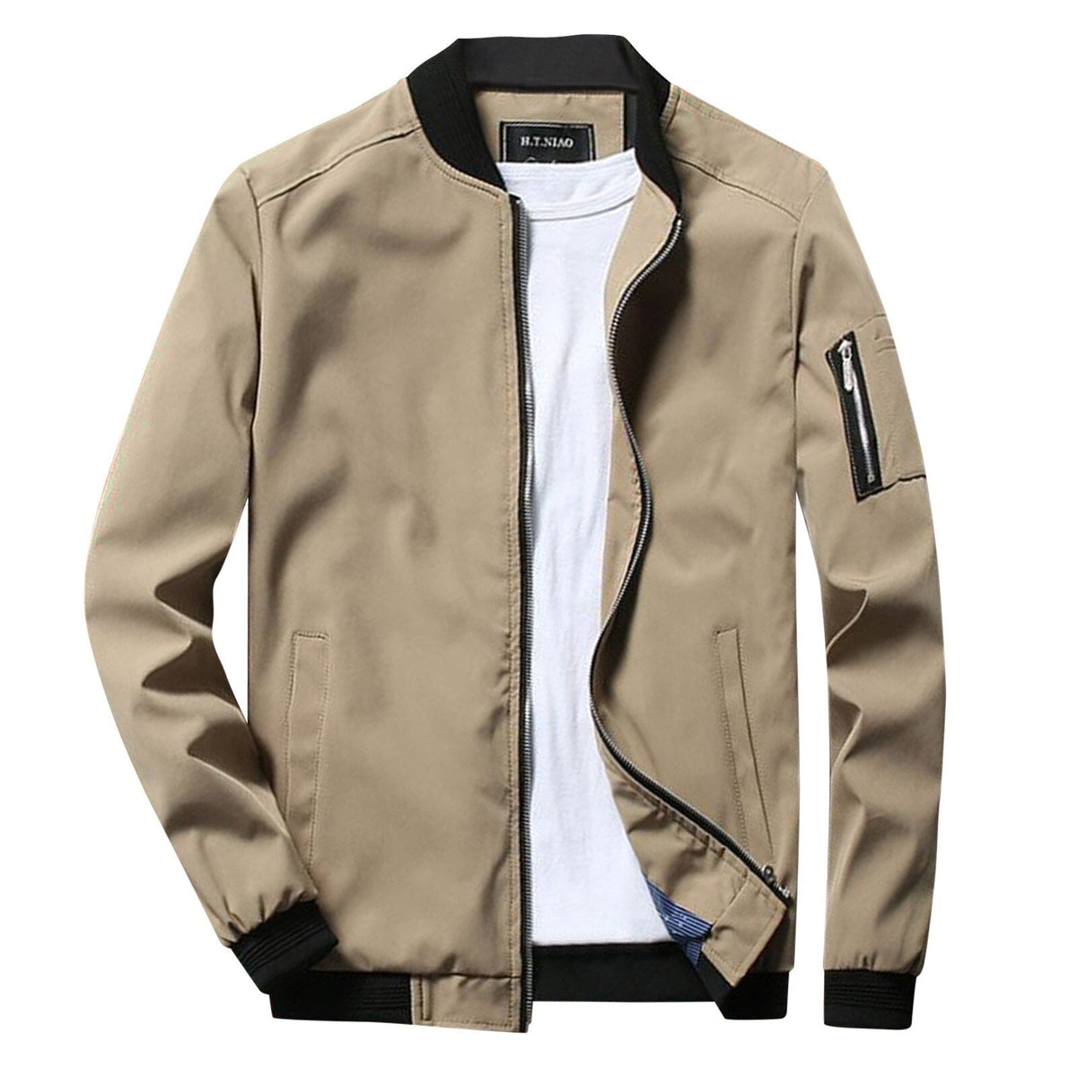 Classic men's bomber jacket: casual and timeless style