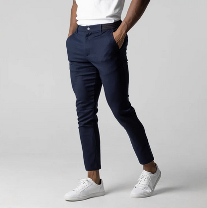 Pedro - Tapered Fit Stretch Trousers