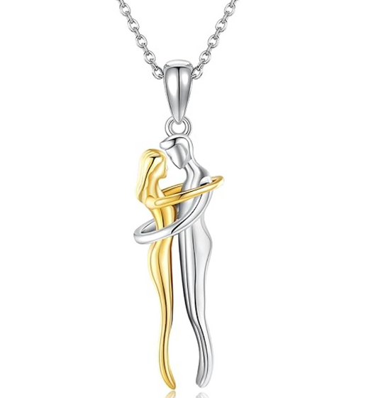 Infinite hug necklace