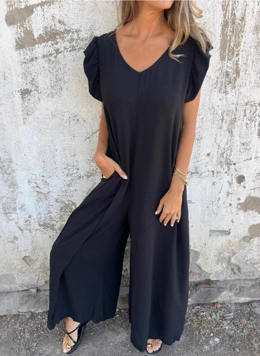 Sidney V-neck jumpsuit