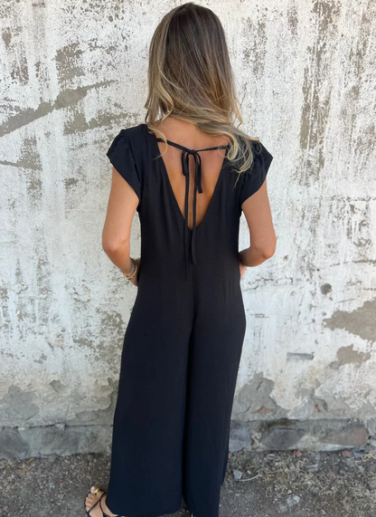 Sidney V-neck jumpsuit