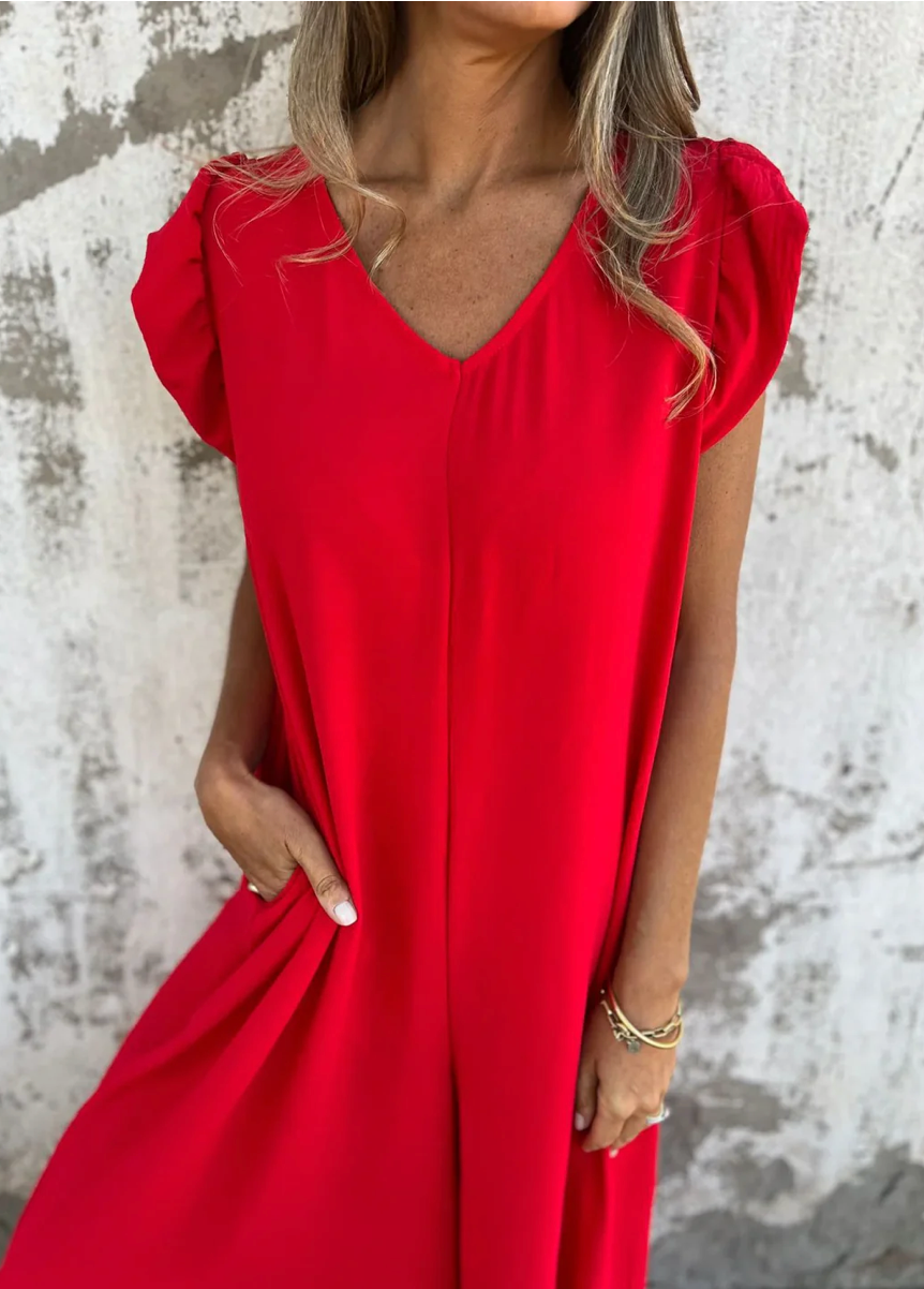 Sidney V-neck jumpsuit