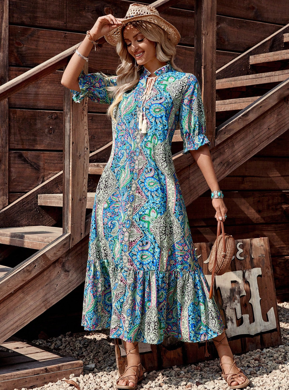 Bohemian Dress - Roxana