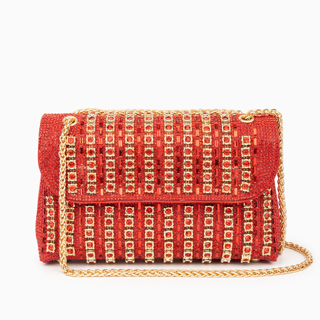 Elegant crystal handbag - zicatela