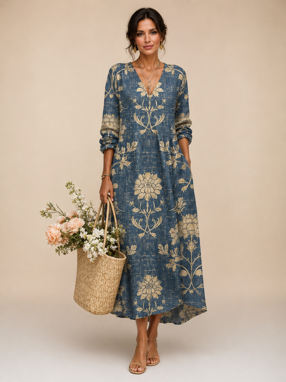 Clara | Comfortable half-sleeve dress