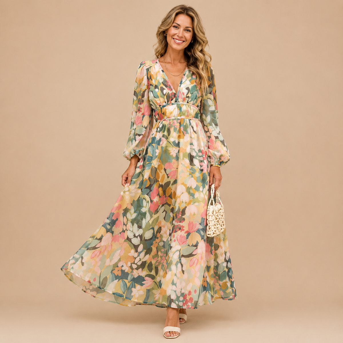 Celia | Feminine floral dress