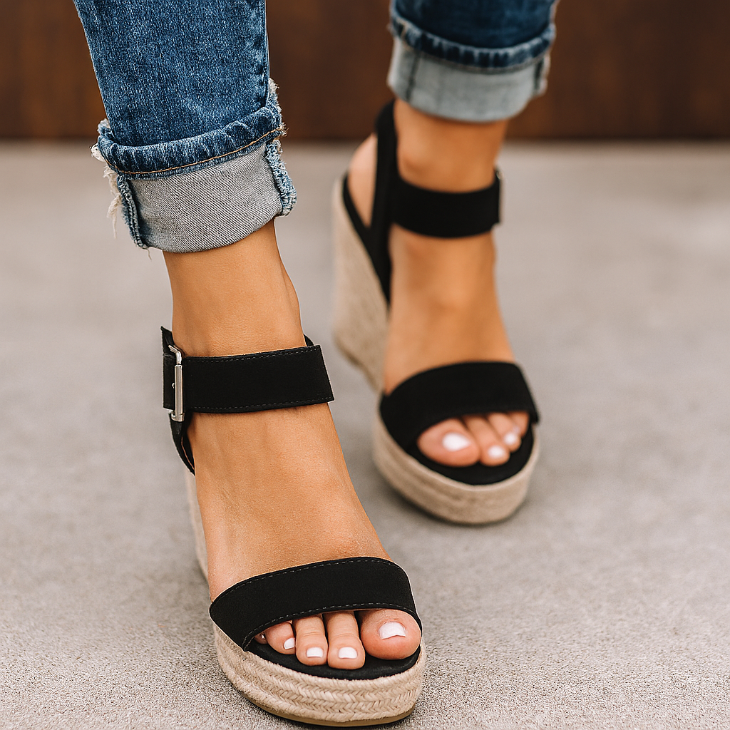Aitana | Women's wedge sandals with straps for spring