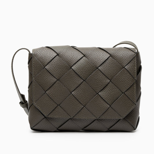 Aria Braided Leather Crossbody Bag