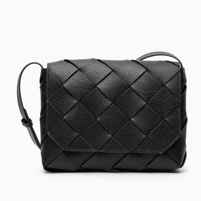 Aria Braided Leather Crossbody Bag