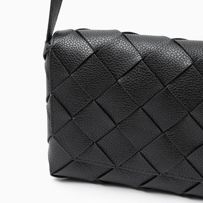 Aria Braided Leather Crossbody Bag