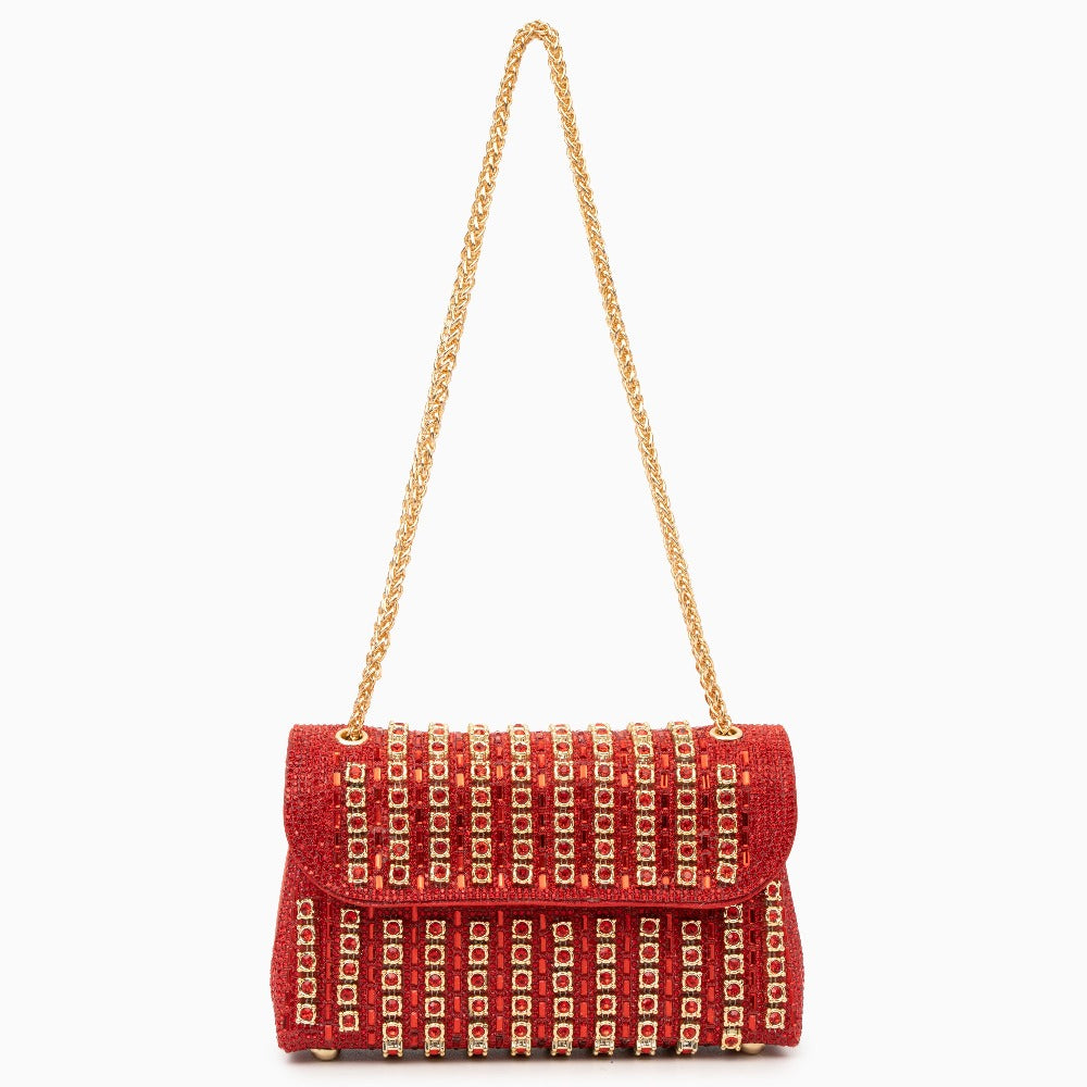 Elegant crystal handbag - zicatela