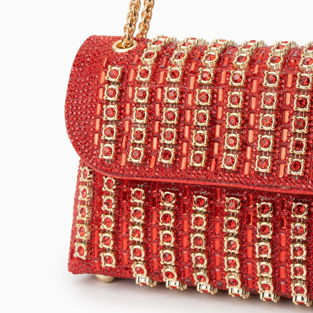Elegant crystal handbag - zicatela
