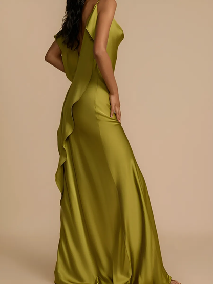Velvet Dress - Open Back