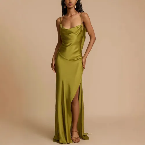 Velvet Dress - Open Back