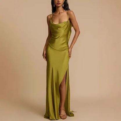 Velvet Dress - Open Back