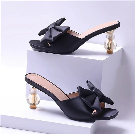 Women's bow high heels