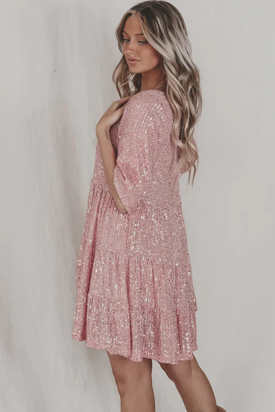 Antonella™ Glamorous Sequin Dress