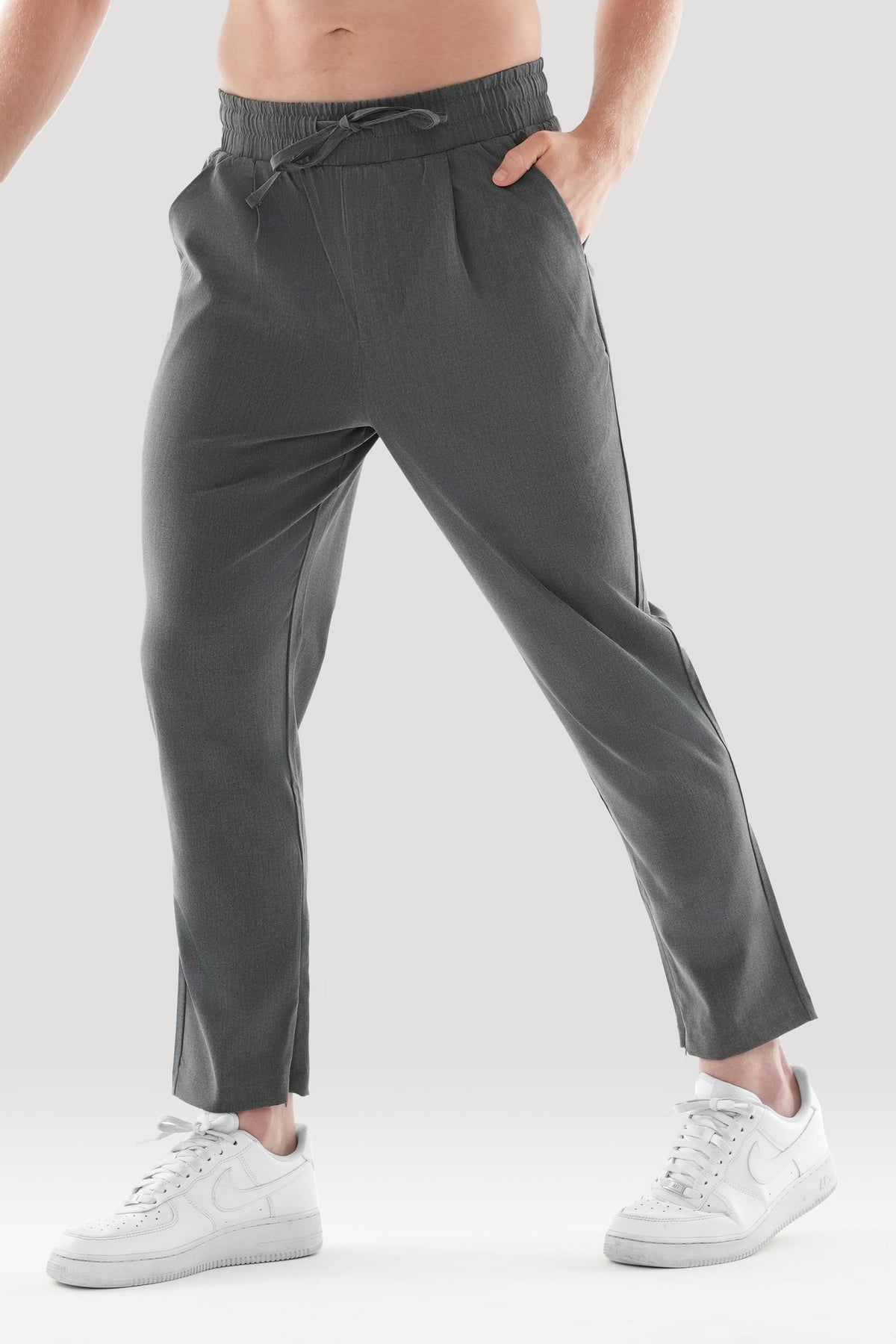 Elián Trousers - Dark Gray